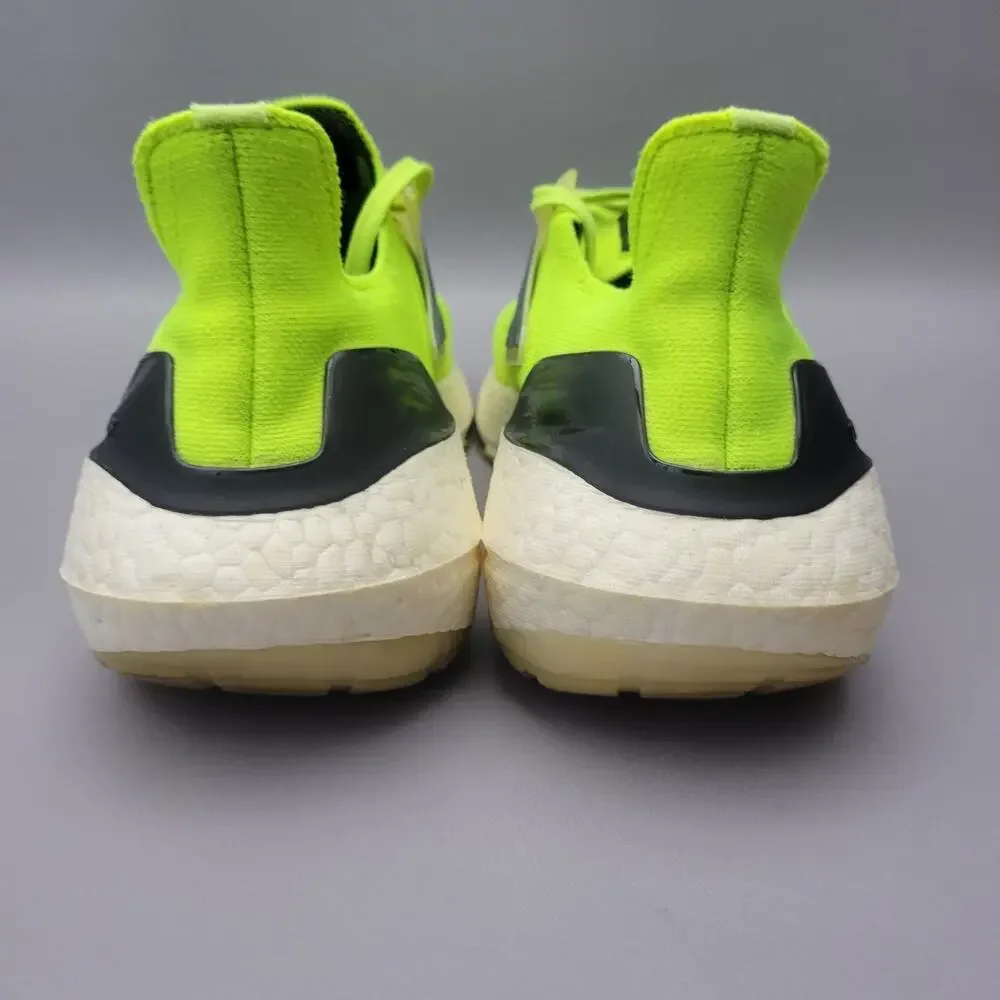 Adidas Ultraboost 22 Men Running Shoes Athletic Yellow Trainers GX6639 Size 10